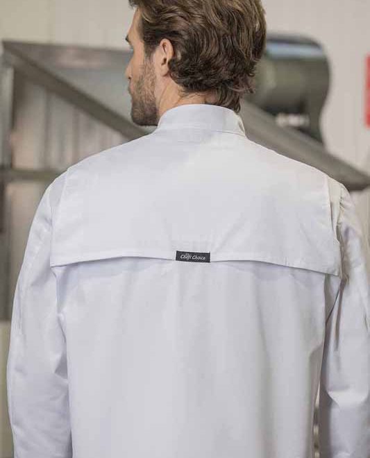 Chef Coats with Mesh Yoke 5450 | Premium Uniforms